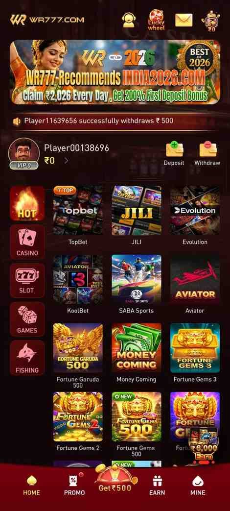 WR777-Game-App